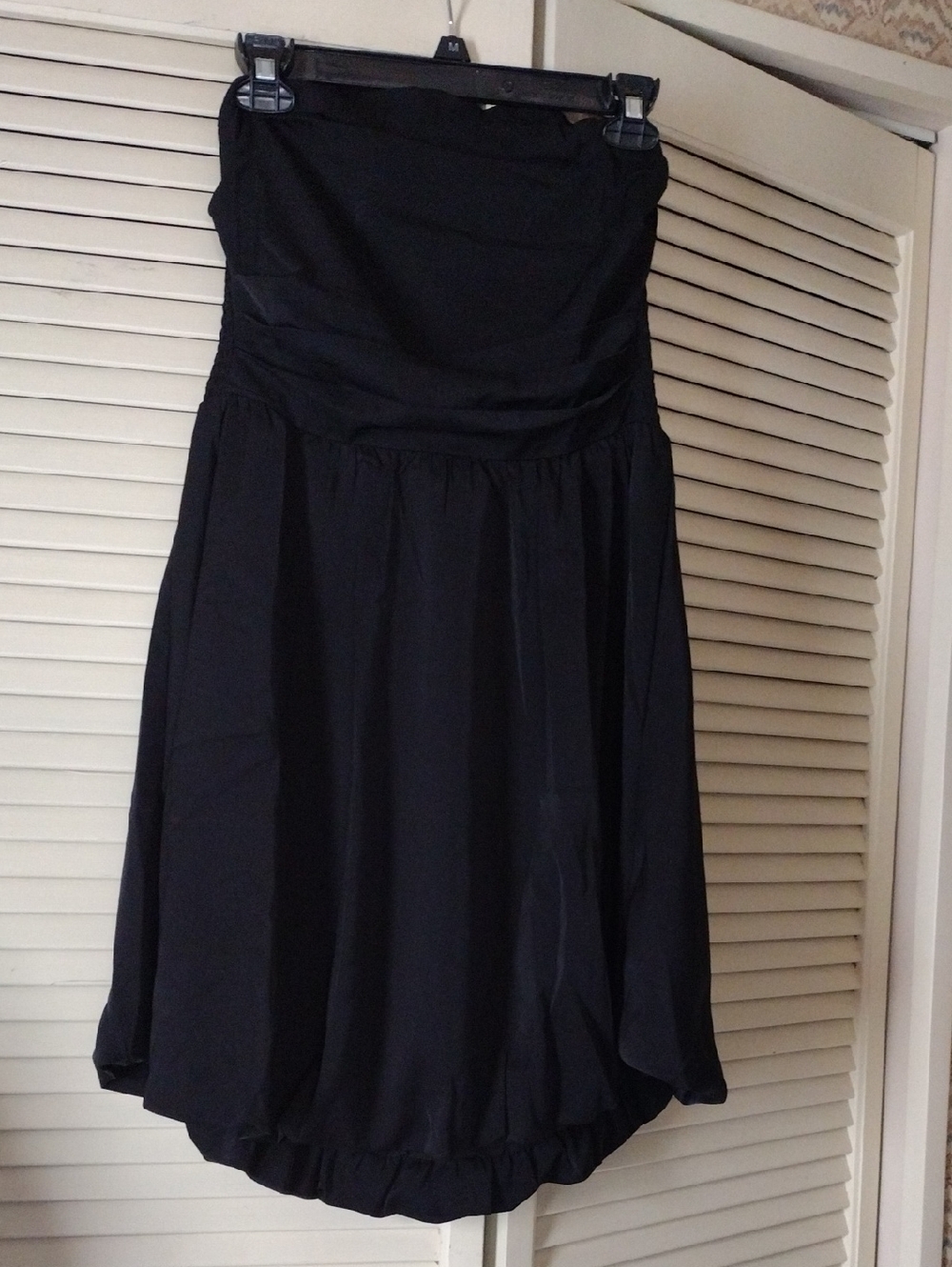 Women’s Black Strapless A-Line Dress